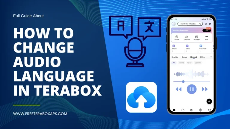 How to change audio language in terabox