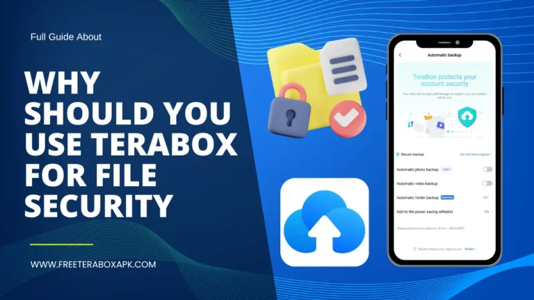 Why should you use terabox for file security